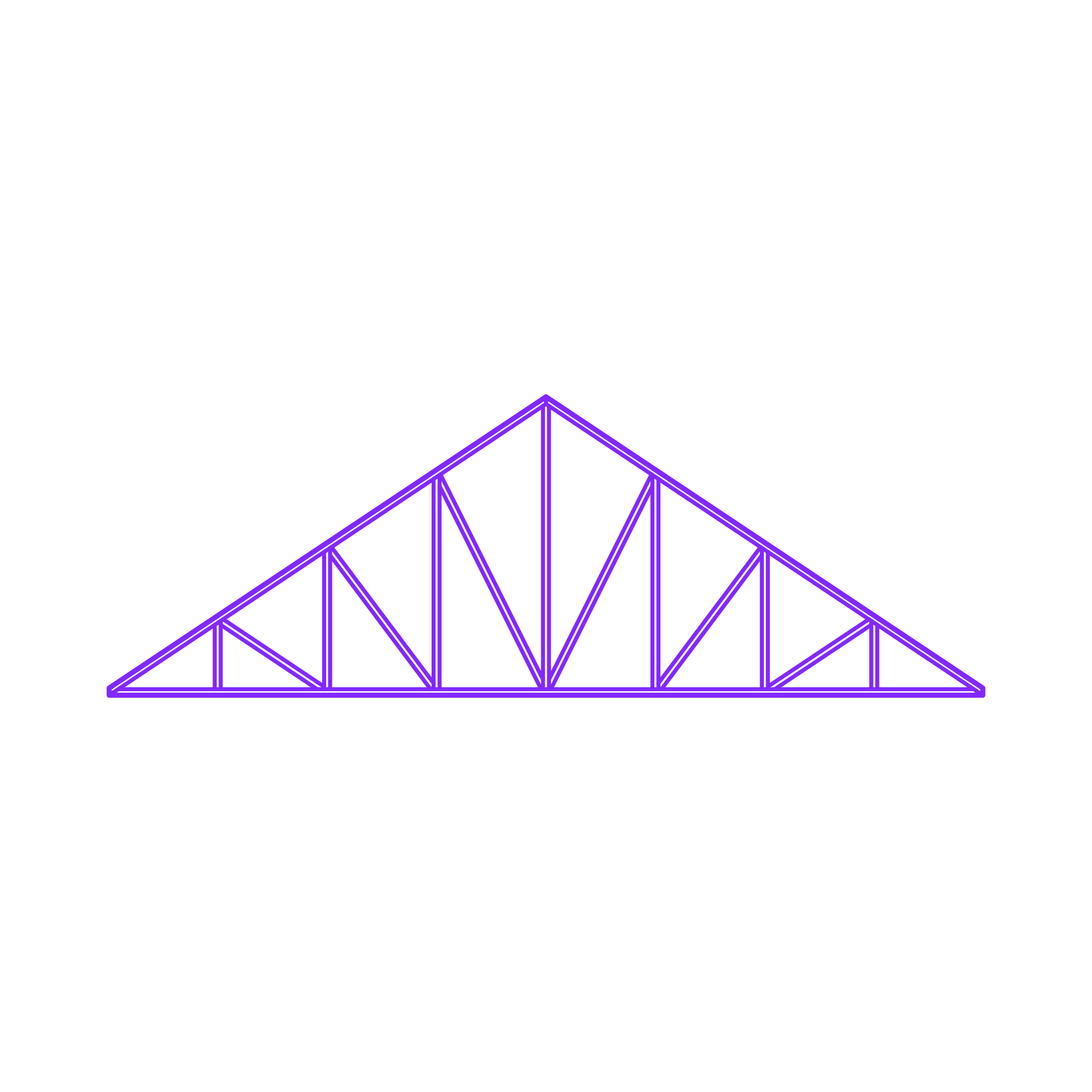 Buildings Trusses Howe Triple Sticker Outline Svg File Free Vectors